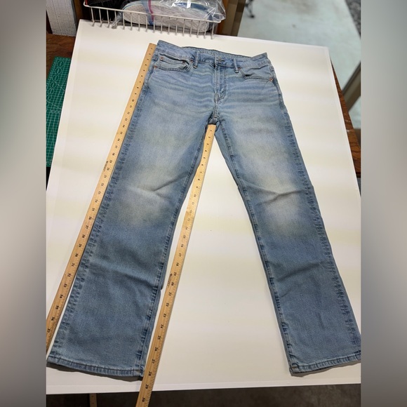 American Eagle Outfitters Light Blue Straight Men's Jeans size 31 X 32 - Picture 3 of 8